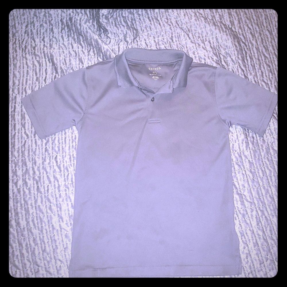 Boy's Grey Polo Shirt